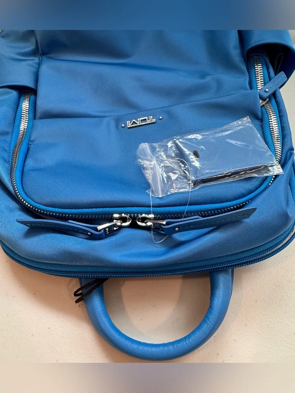 Tumi Voyageur Daniella Small Backpack in Bright Blue Nylon